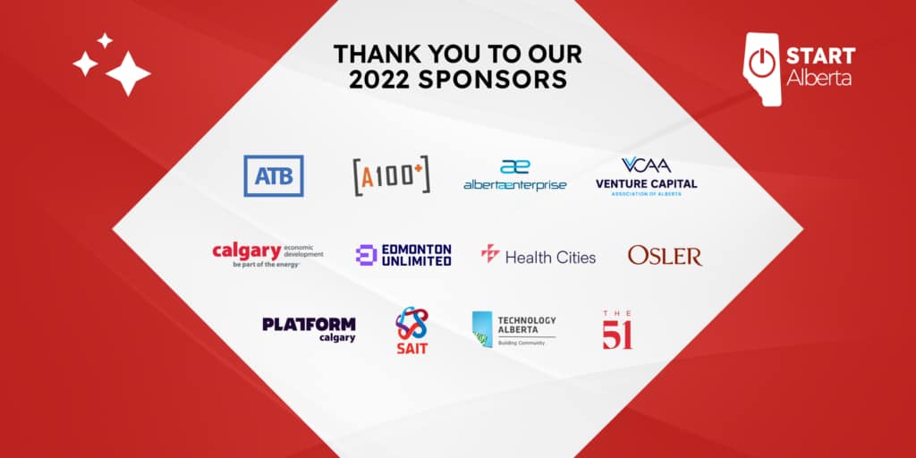 2022 Start Alberta Tech Awards Thank you to Sponsors