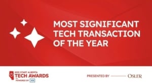 2022 Start Alberta Tech Awards - Most Sign Tech Transaction