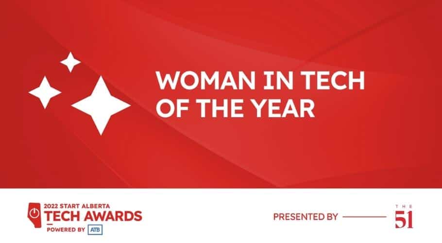 2022 Start Alberta Tech Awards Woman in Tech Award