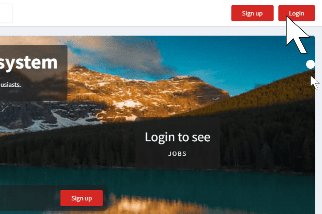 Login in to the Start Alberta database