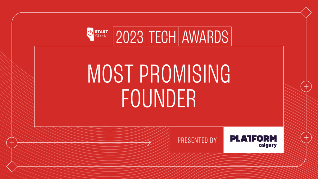 Chloe Smith receives Most Promising Founder award